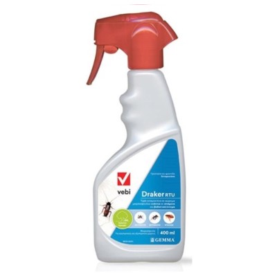 Draker RTU 400ml GEMMA | Ετοιμόχρηστο Εντομοκτόνο 